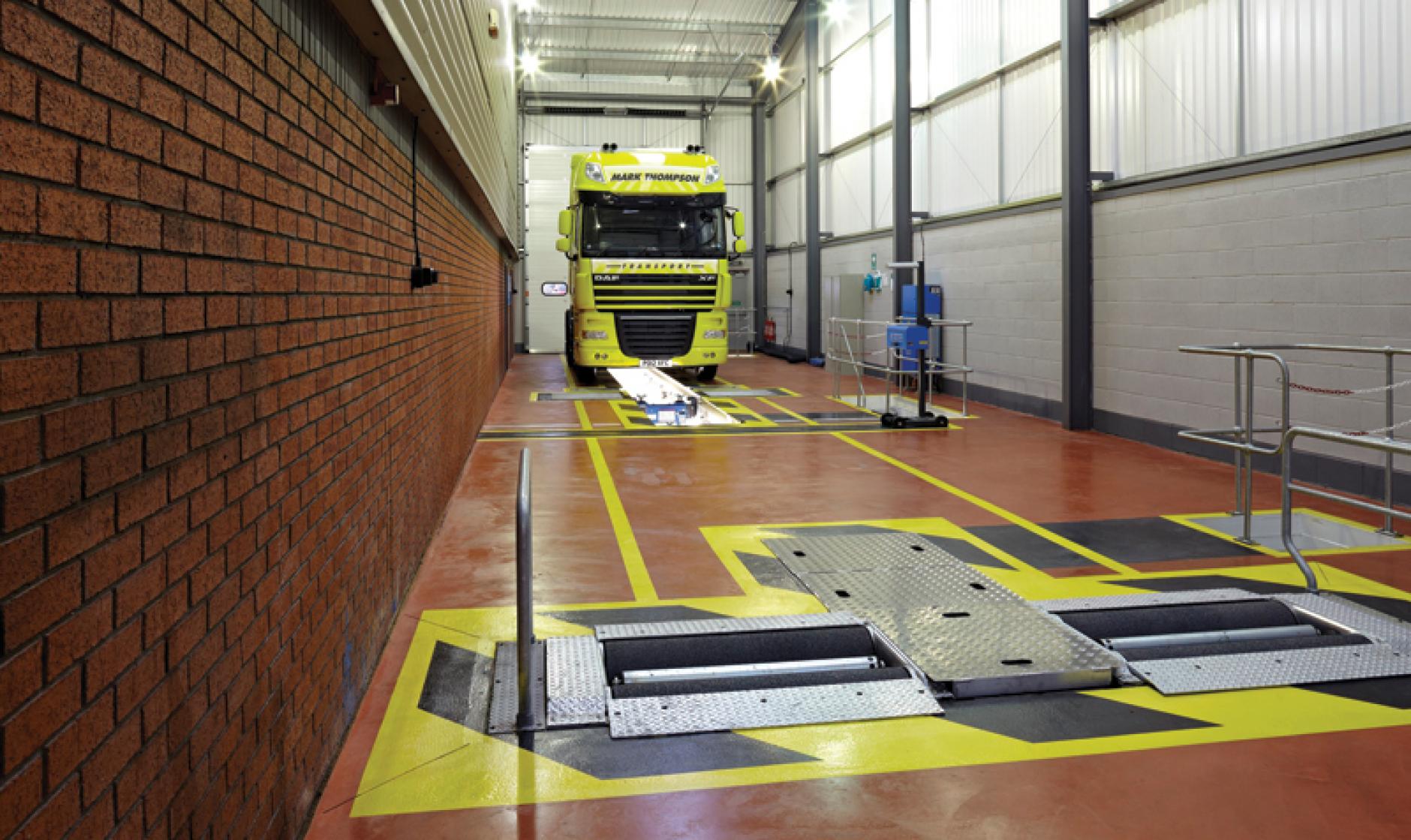 HGV testing and MOT testing facility